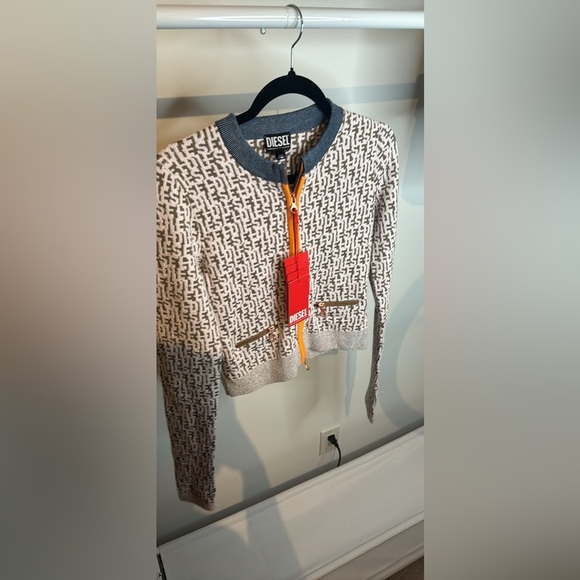 Diesel Monogram Cardigan S Authentic ( matching set available medium size skirt) - Picture 8 of 16